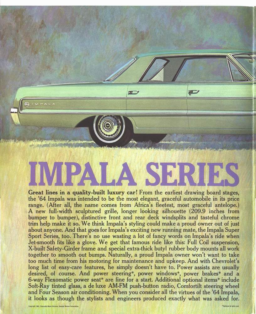 1964 Chevrolet Full-Size Brochure Page 10